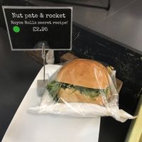 Nut pate roll  at Royce Rolls Cafe in Bristol