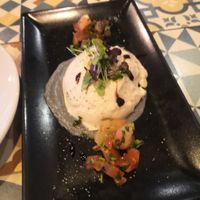 Burrata at VEGA - Luna in Madrid