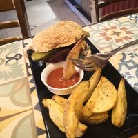 Burger at VEGA - Luna in Madrid