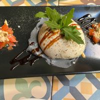 Vegan burrata   at VEGA - Luna in Madrid