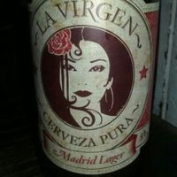 Organic beer at VEGA - Luna in Madrid