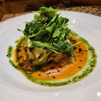 Raw Courgette lasagna at VEGA - Luna in Madrid