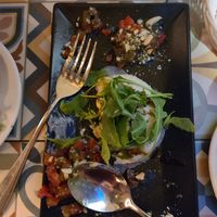 Burrata appetizer at VEGA - Luna in Madrid