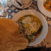 The curry at VEGA - Luna in Madrid