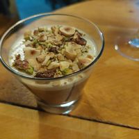Dessert / Panna cotta at VEGA - Luna in Madrid