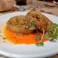 Berenjena en escabeche #Veganuary at VEGA - Luna in Madrid