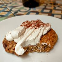 Galletón de avena, banana y chocolate #Veganuary at VEGA - Luna in Madrid