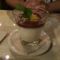 Pana Cotta was absolutely amazing!! at VEGA - Luna in Madrid