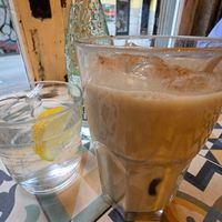 Tigernut milk at VEGA - Luna in Madrid