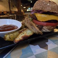 Hamburger at VEGA - Luna in Madrid