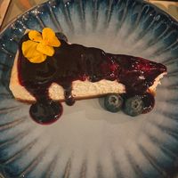 Blueberry cheesecake  #Veganuary at VEGA - Luna in Madrid