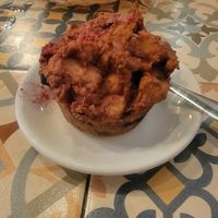 Desert. Gluten free muffin #Veganuary at VEGA - Luna in Madrid