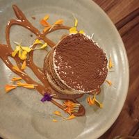 Pastel de Tiramisu at VEGA - Luna in Madrid