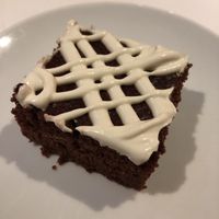 Red velvet dessert cake  at VEGA - Luna in Madrid