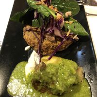 Burger option. So bomb.  at VEGA - Luna in Madrid