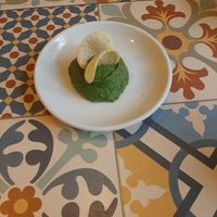 Smashed pea at VEGA - Luna in Madrid