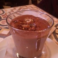 Mousse de chocolate con dátiles at VEGA - Luna in Madrid