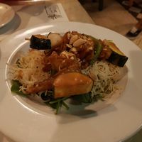 Noodles with tofu at VEGA - Luna in Madrid