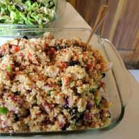 Couscous salad at Madre Vida in El Bolson