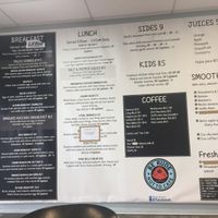 menu at Be Rude Not To Cafe in Rotorua