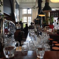 The bar at Hagedis in The Hague