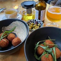 Vegan bitterballen   at Hagedis in The Hague