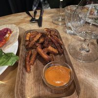 Sweet potato fries   at Hagedis in The Hague