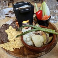 Cashew fondue  at Hagedis in The Hague