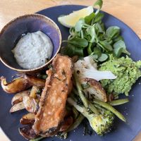 Battered tofu-nori beignets   at Hagedis in The Hague