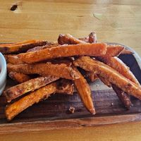 Bijgerecht, zoete aardappelfrietjes at Hagedis in The Hague