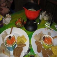 Cashew cheese fondue at Hagedis in The Hague