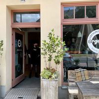 store front at organics - Naturkost am Dom in Erfurt