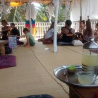 ginger tea  at Shantaram Raw in Arambol