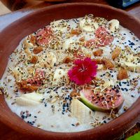 Smoothie Bowl at Shantaram Raw in Arambol