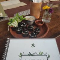 Nori rolls with miso soup at Shantaram Raw in Arambol