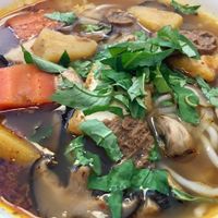 Noodle soup  at Loving Hut - Fort Street Mall in Honolulu