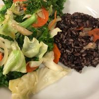 Veggie celebration  at Loving Hut - Fort Street Mall in Honolulu