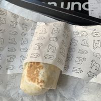 Vegan burrito at Gorilla Kitchen in Vienna