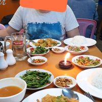 Veggy Set Menue at Sun Flower Restaurant in Nyaungshwe