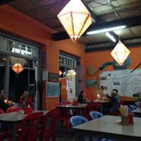 Inside the restaurant. at Sun Flower Restaurant in Nyaungshwe