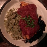 Vegan enchiladas at Sovereign in Plainfield