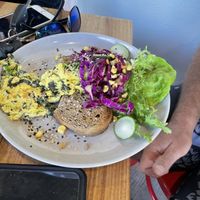 The Lorax-spinach omelette for vegetarian  at Cafe One 3 in Whitsunday