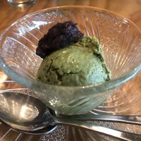Matcha Ice Cream is vegan  at JANKEN in Auckland