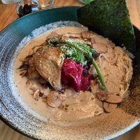 Vegan tonkotsu ramen at JANKEN in Auckland