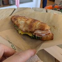 Was better looking before toasting but the taste was amazing at Tart Bakery - Grey Lynn in Auckland