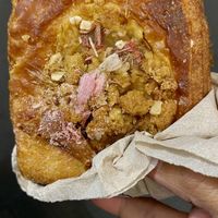 Vegan apple danish with streusel topping  at Tart Bakery - Grey Lynn in Auckland