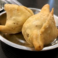 Samosas at Udipi Ganesh Vilas in Central Singapore