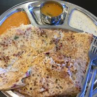 Rava Onion Masala dosa at Udipi Ganesh Vilas in Central Singapore
