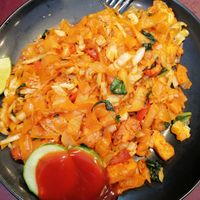 Char kway tiow at Gopal's Vegetarian Restaurant in Central Singapore