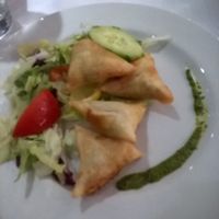 Veggie samosas at Kashmiri Aroma in Wakefield